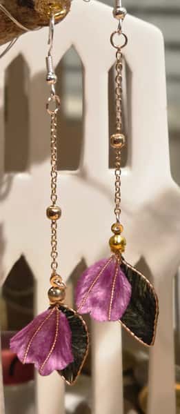 Ear ring Silk ornaments