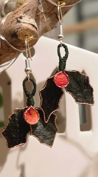 Ear ring Silk ornaments