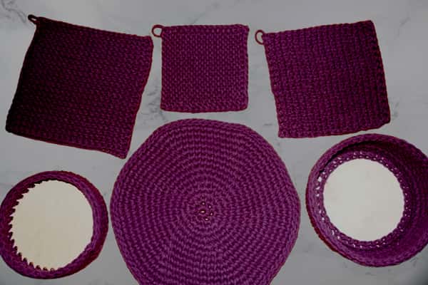 Virkade grytunderlägg