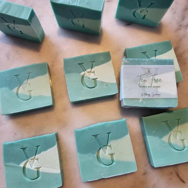 Tea Tree Tvålhandgjord, Naturlig Kroppstvål, Tvålbar
