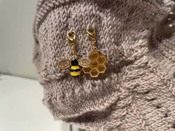 Stickmarkör ”Honungsbin”