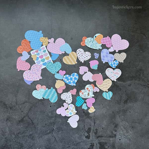 Stickers – Hjärtan