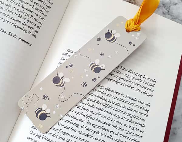 Söta bin, Handgjorda bokmärken