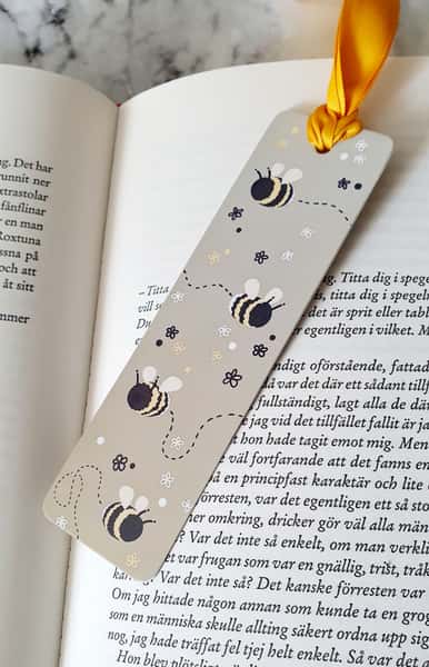 Söta bin, Handgjorda bokmärken