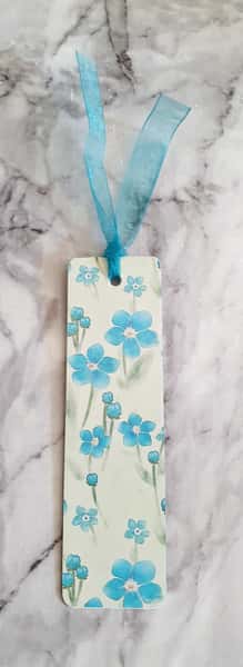 Fina förgätmigej, Handgjorda bokmärken