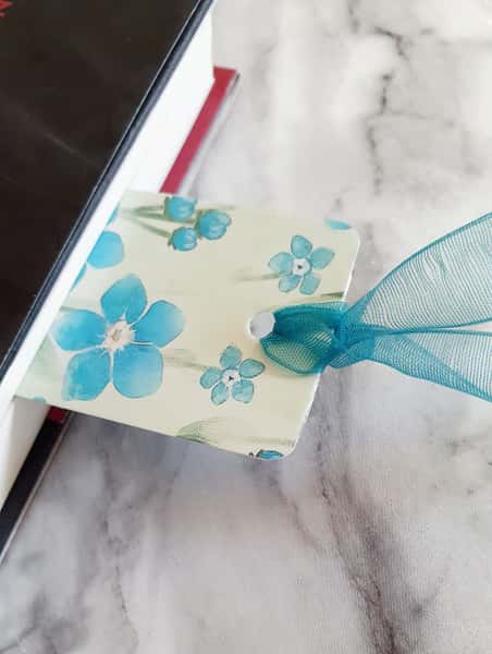 Fina förgätmigej, Handgjorda bokmärken