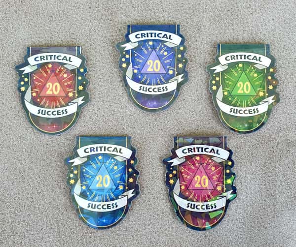 DnD dungeons and dragons magnetiskt bokmärke, Gamer Handgjorda bokmärken