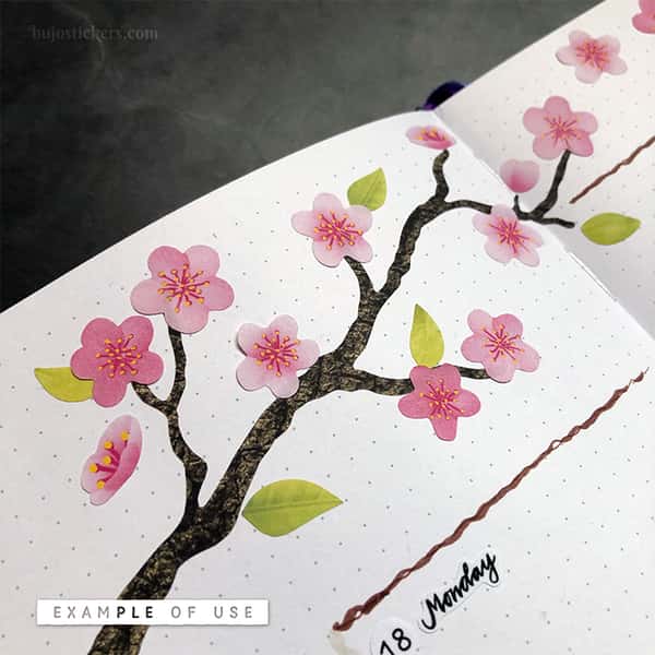 Stickers – Körsbärsblom