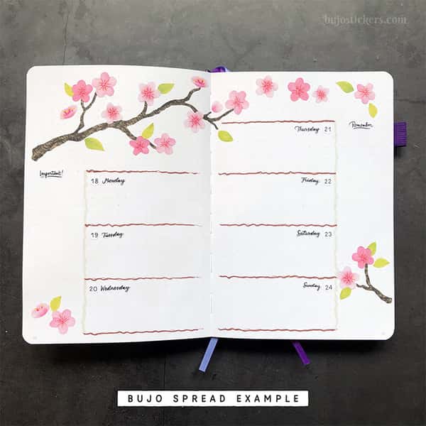 Stickers – Körsbärsblom