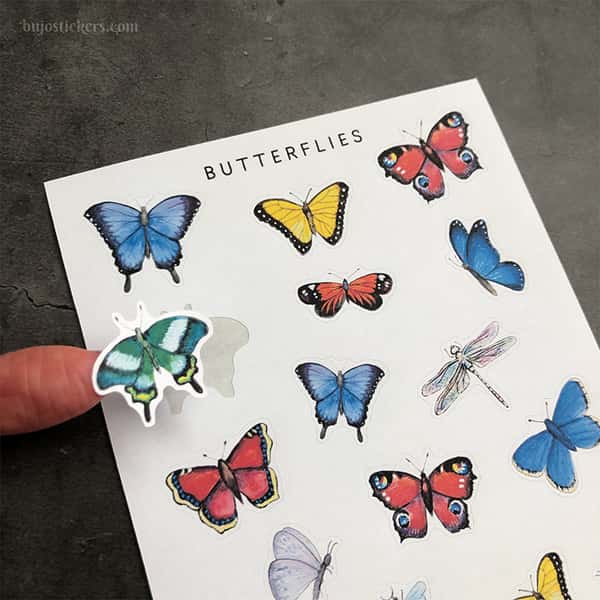 Stickers – Fjärilar