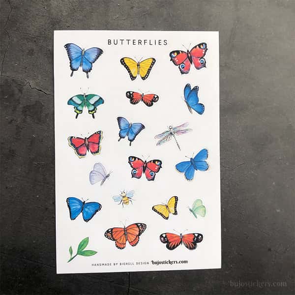 Stickers – Fjärilar