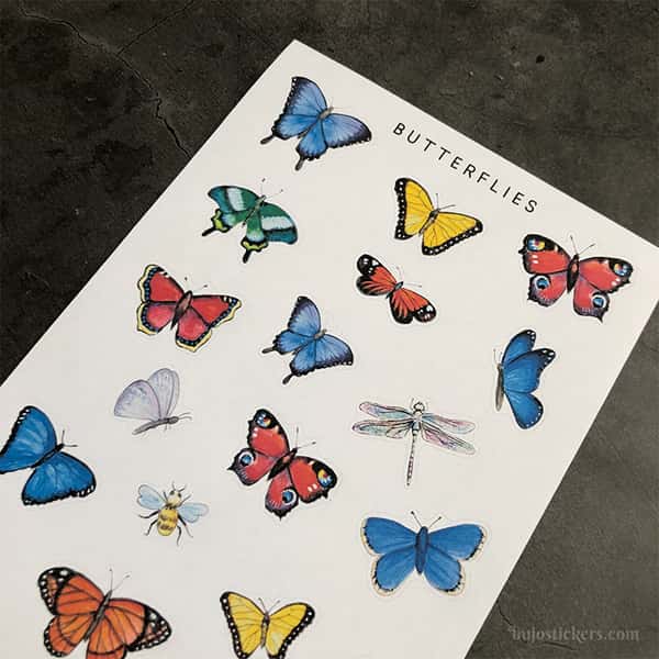 Stickers – Fjärilar