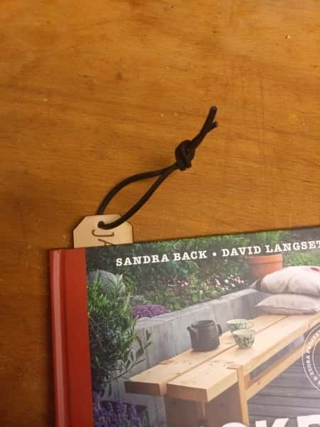 Personlig bokmärke i läder