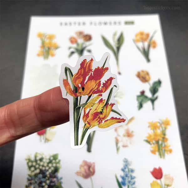 Stickers – Påsk- och vårblommor