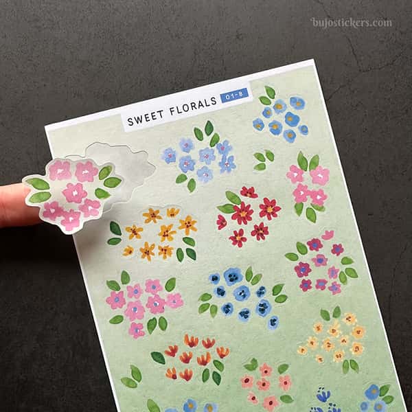 Stickers – Små blommor