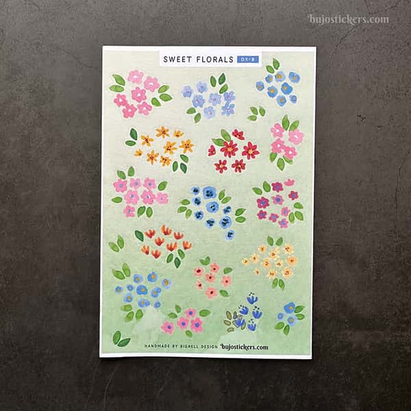 Stickers – Små blommor