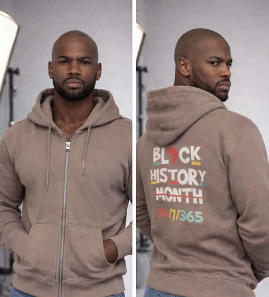 Statement hoodie black history month