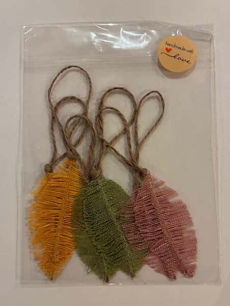 Fjäder dekoration till påskris