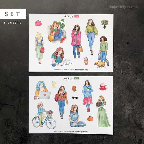 Stickers – Tjejer