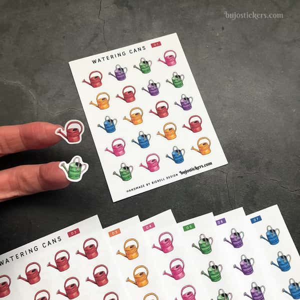 Stickers – Vattenkannor – välj färg