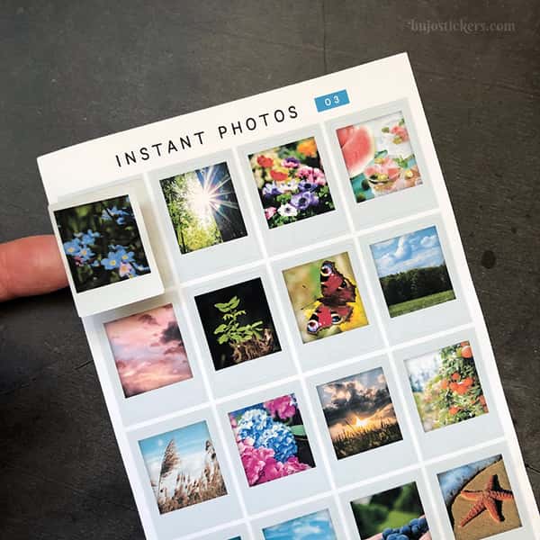 Stickers – Sommarbilder – Instant photos 03