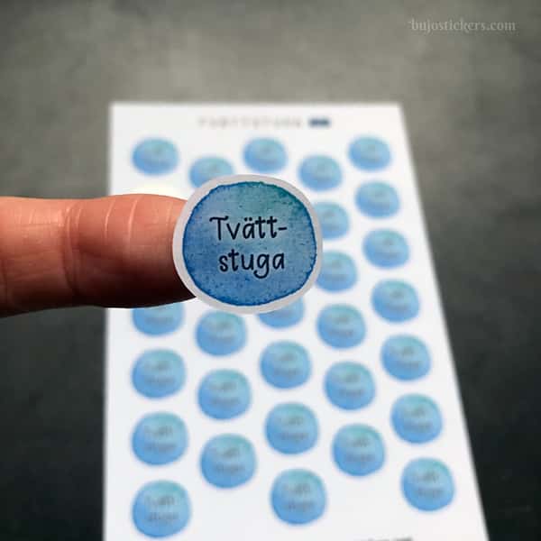 Stickers – Tvättstuga