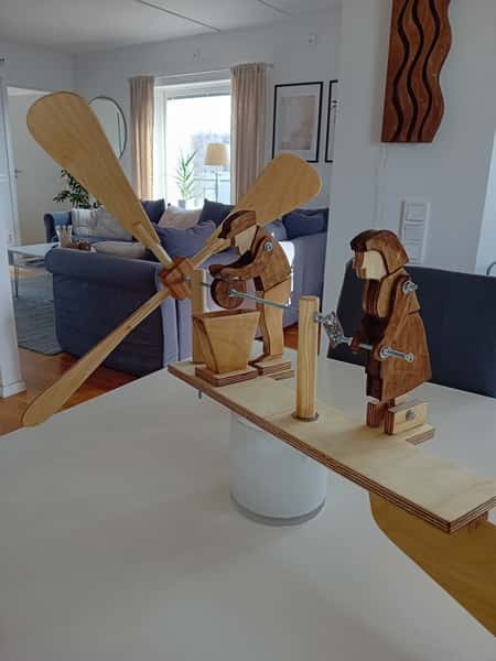 Vindflöjel Gubben och gumman