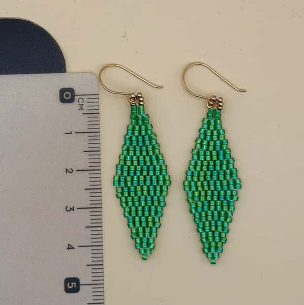 SMARAGD - Miyuki örhängen