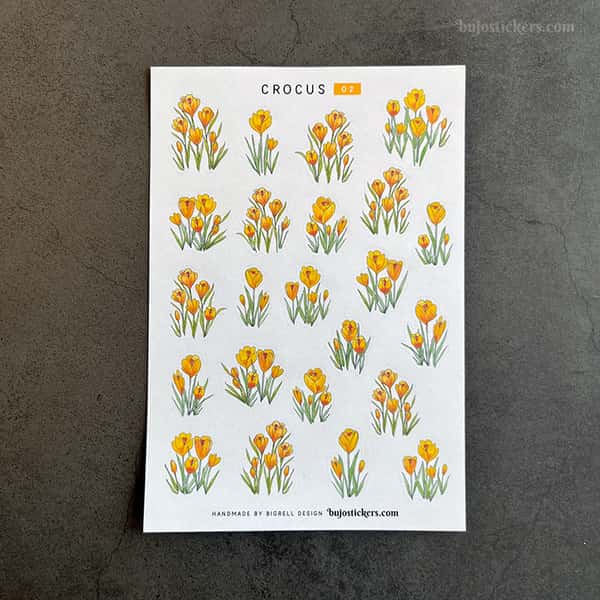 Stickers – Gula krokus