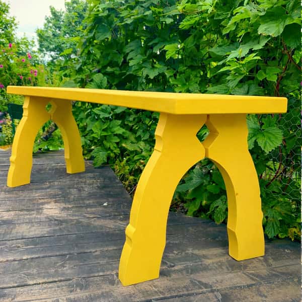 Multrå sekelskiftesbänk