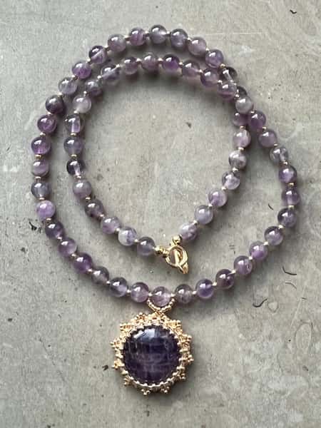 Ametist halsband