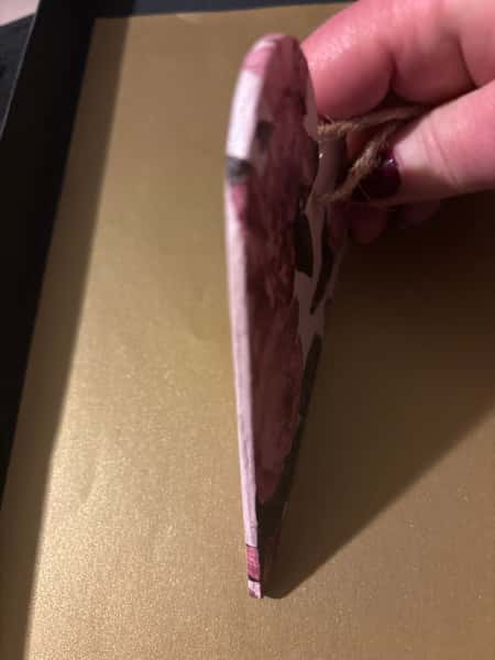 🌸 Handgjorda dekorationshjärtan med rosor – ReDesignByTess & Mikko