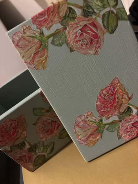 Handgjord Roslåda – Unik Smyckes- & Minnessakslåda