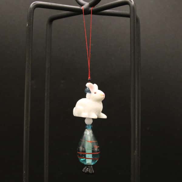 Påskpynt av återbruk – kanin