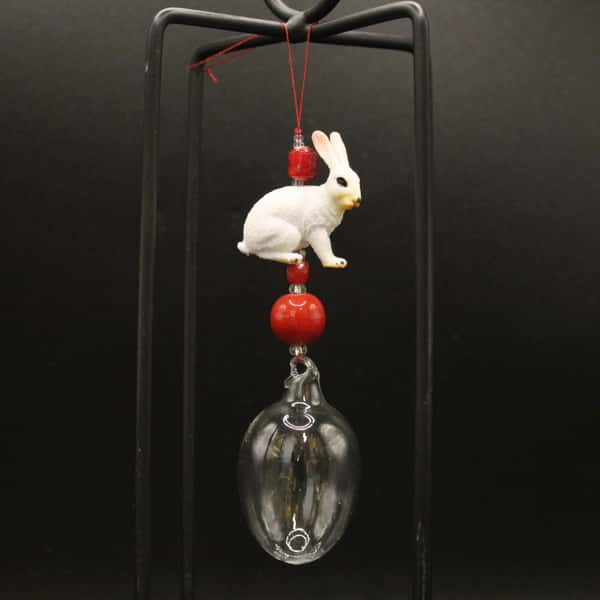 Påskpynt av återbruk – kanin