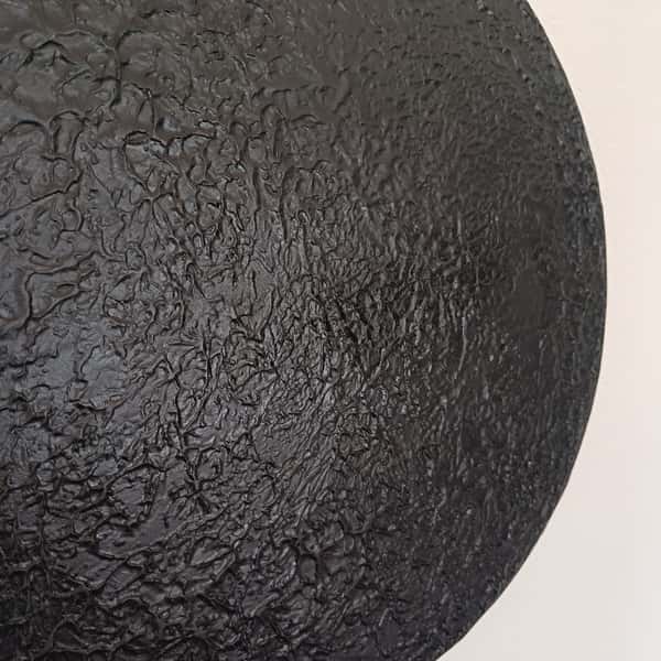 Planet X - Minimalistisk Textured Art - svart canvas tavla