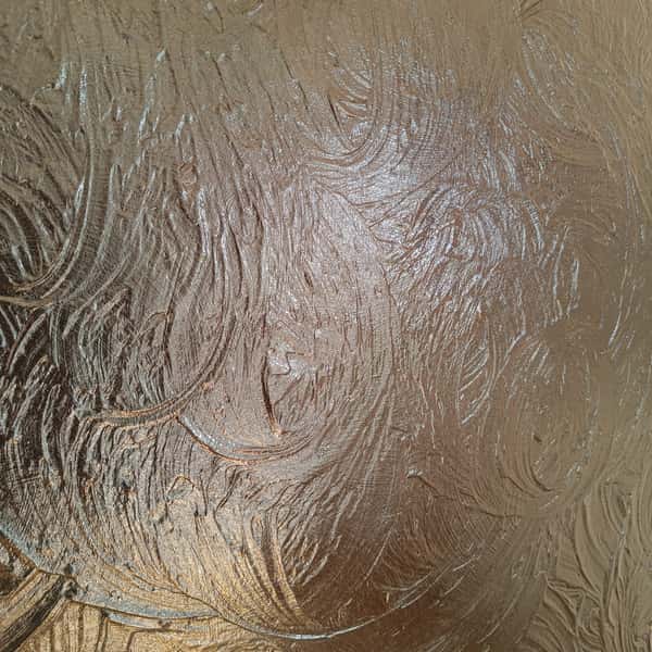 Swirl Away – En Oändlig Rörelse i Svart Glans (100x100 cm)