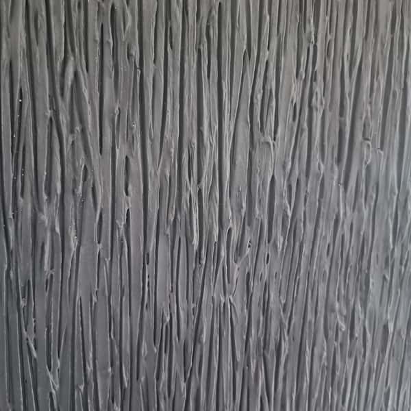 Silent Box – Gränslös Struktur i Matt Svart (50x70 cm)