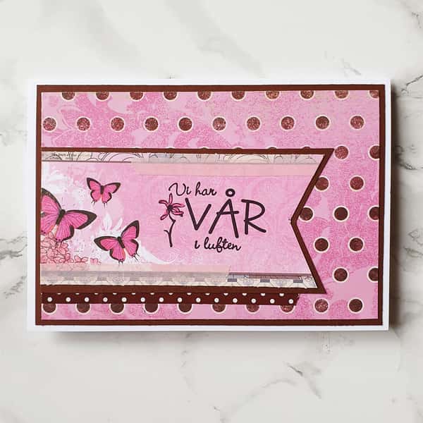 Kort med vårhälsning