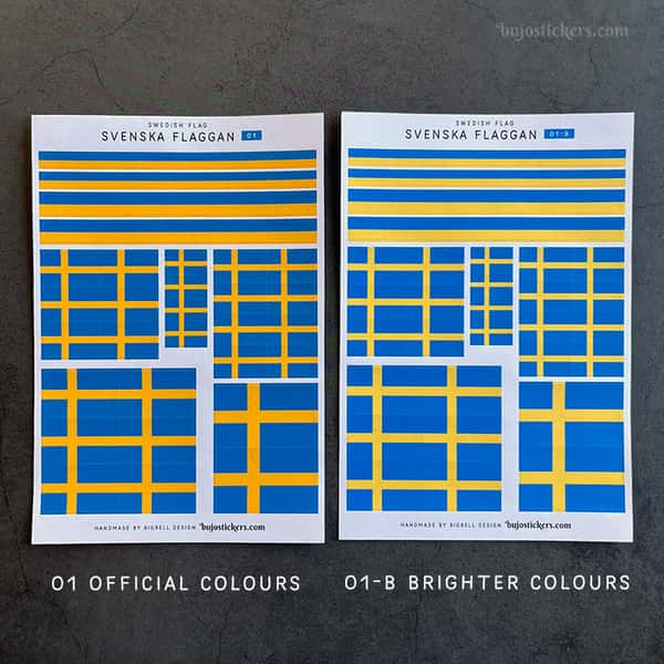 Stickers – Svenska flaggan