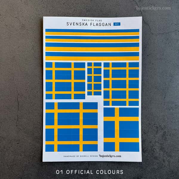 Stickers – Svenska flaggan