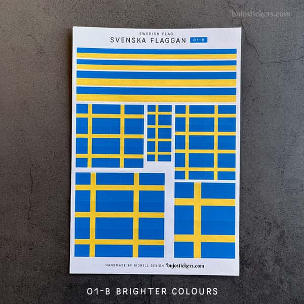 Stickers – Svenska flaggan