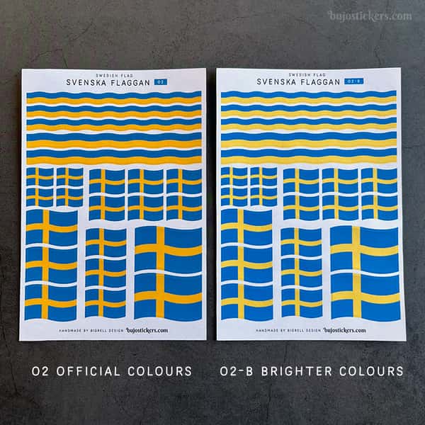 Stickers – Svenska flaggan