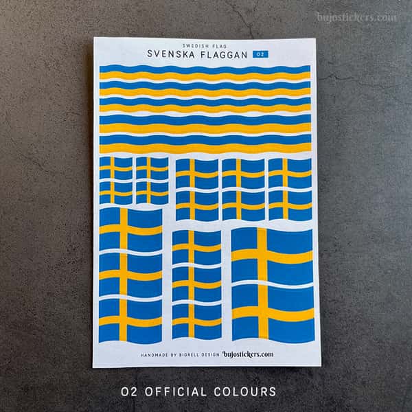 Stickers – Svenska flaggan