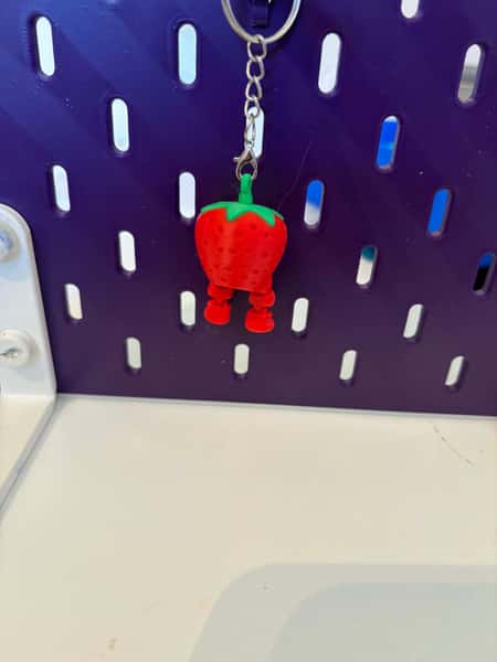 Nyckelring "Jordgubbe"