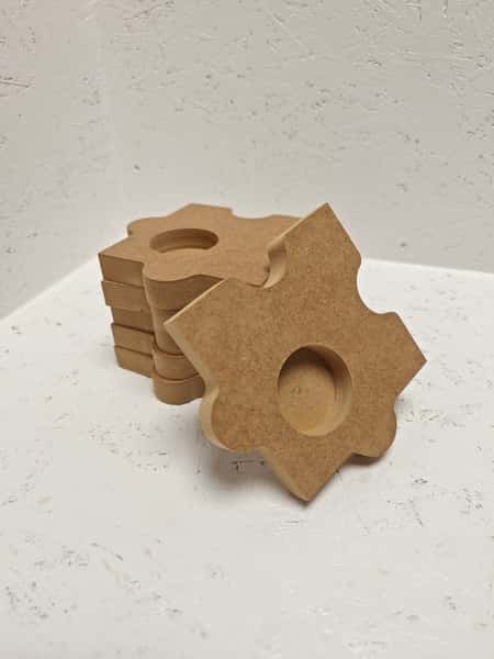 Värmeljushållare Pusselbit