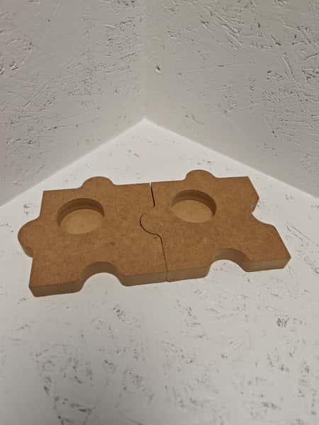 Värmeljushållare Pusselbit