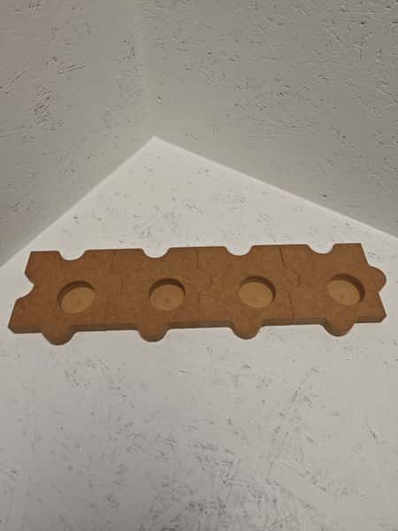 Värmeljushållare Pusselbit