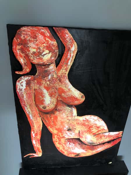 Tavla - lady on fire