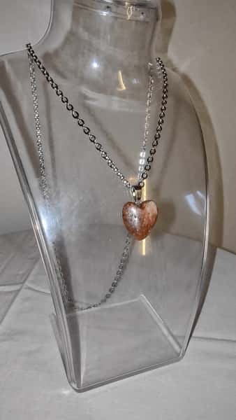 handgjord sten halsband